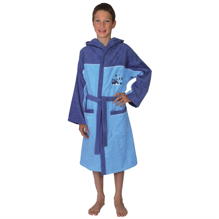 SONDERPREIS Wörner Südfrottier Junge Bademantel NEUWARE  Gr. 128