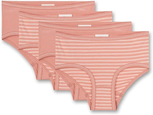 S.Oliver 4er Pack Hüftslips Neu Gr.128 gestreift/uni