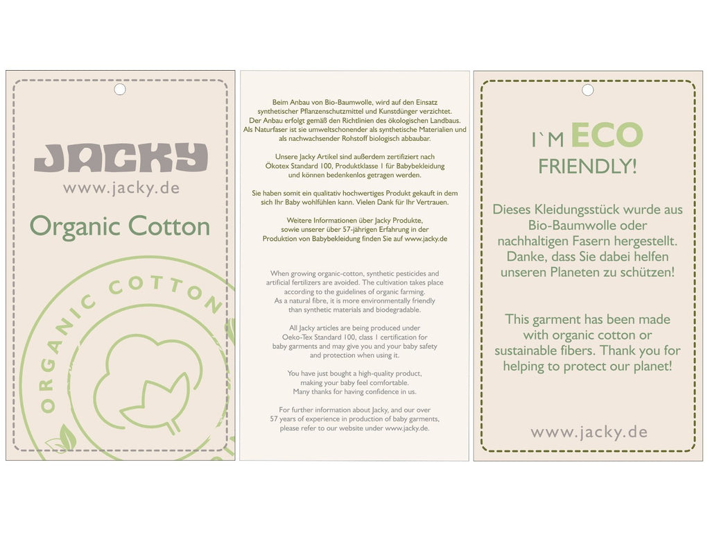 Jacky Baby DECKE 100 CM X 70 CM 60G WATTIERUNG BEACH FRIENDS (ORGANIC COTTON)