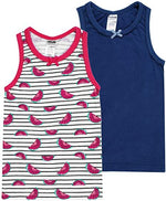 Jacky Baby Mädchen Unterhemden 2  Pack BIOBAUMWOLLE Gr.110/116