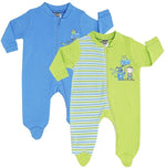 Jacky Baby 2er-Pack Schlafanzug Strampler langarm  Gr. 50/56