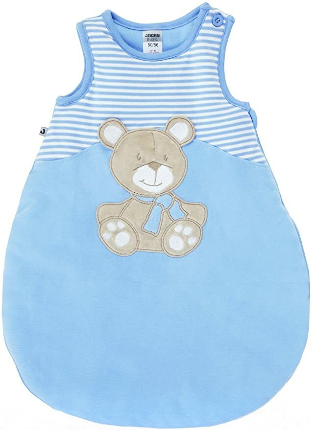%%AUSVERKAUF%% Jacky Baby Schlafsack Jungen blau NEU Gr.86-92