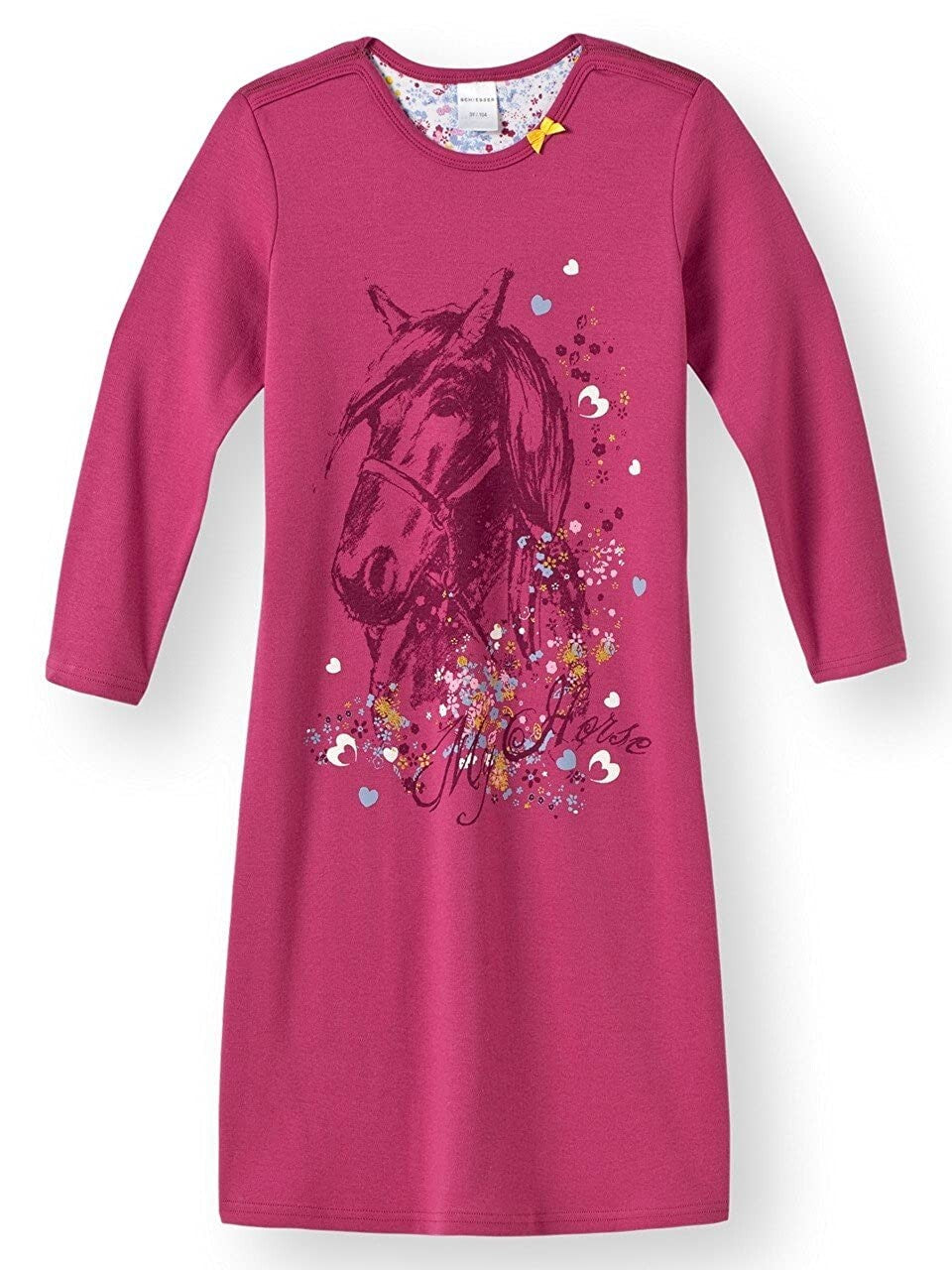 %% STOP %% REDUZIERT Schiesser Mädchen Nachthemd  Pferd  NEU Gr.104