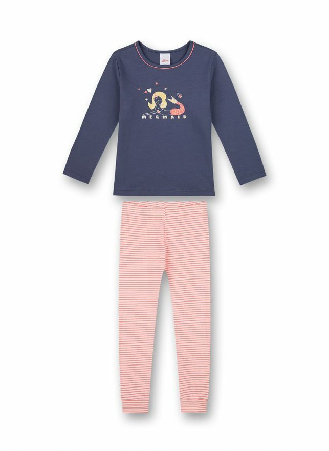 S.Oliver Mädchen langer Schlafanzug  Meerjungfrau Gr.92-140