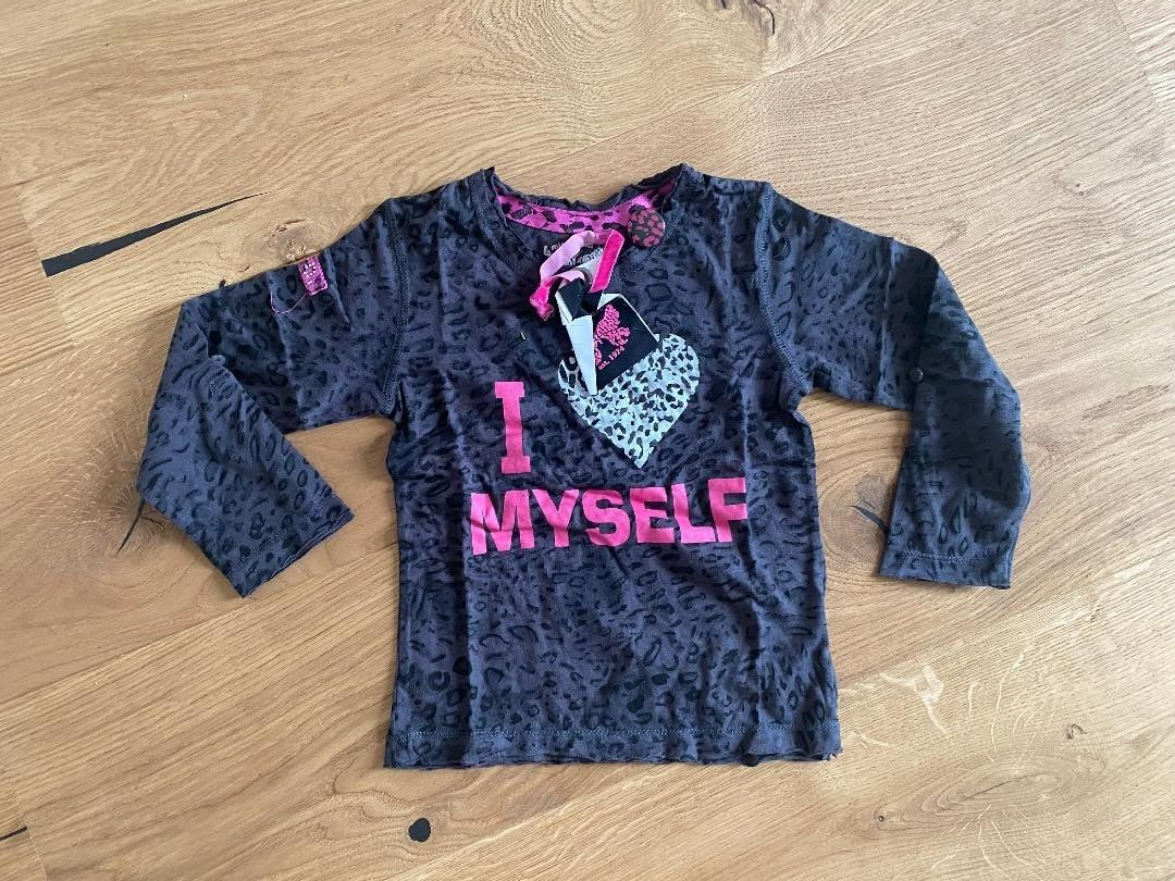 Cooler Sweater Miss BONDI  sehr Edel NEU mit Etikett schwarz mit Glitzer Gr 98