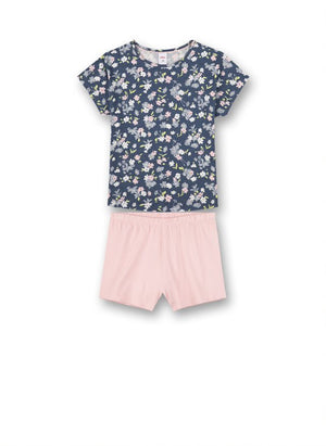 S.OLIVER Mädchen Schlafanzug Kurz Flower   NEU Gr.128