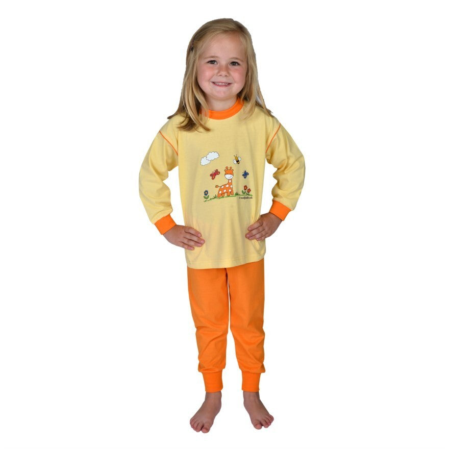 %% SONDERPREIS Wörner Südfrottier  Schlafanzug Mädchen NEUWARE  Gr. 116