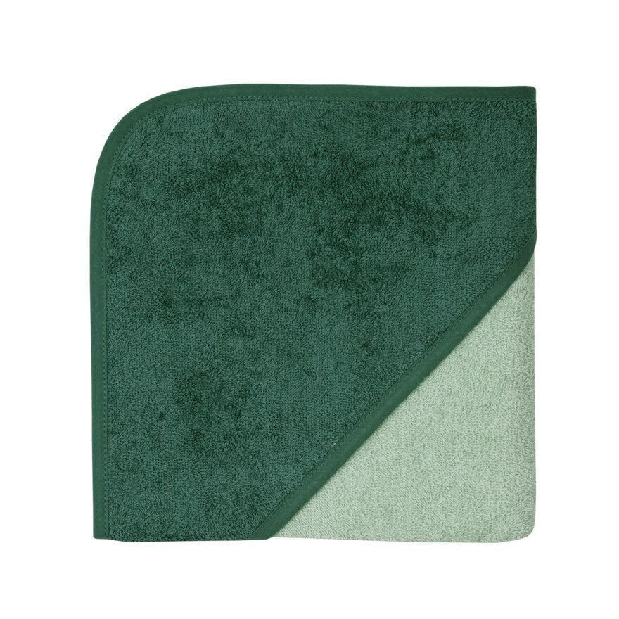  Wörner Südfrottier Kapuzenbadetuch   "Uni Helloliv pinie" Gr. 80x80