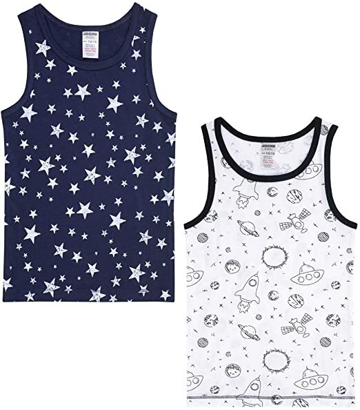 Jacky Baby Jungen Unterhemden 2  Pack BIOBAUMWOLLE Gr.98/104