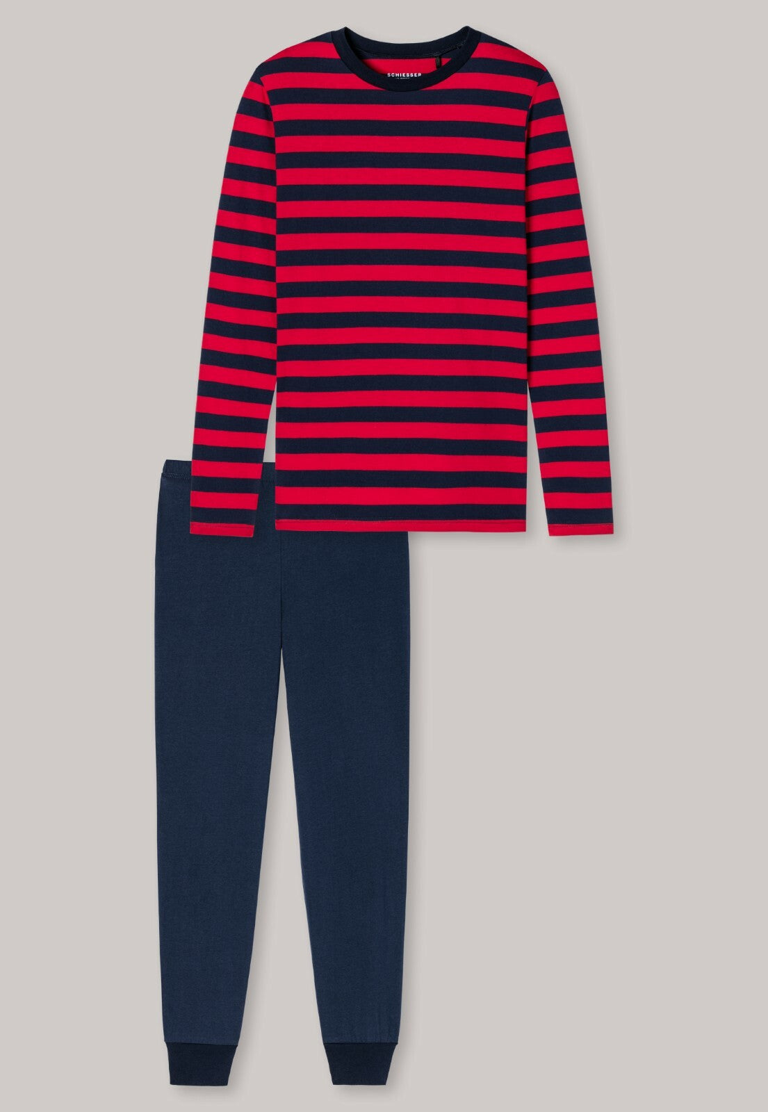  Schiesser Schlafanzug lang Junge  NEUE KOLLEKTION  Gr. 140-176