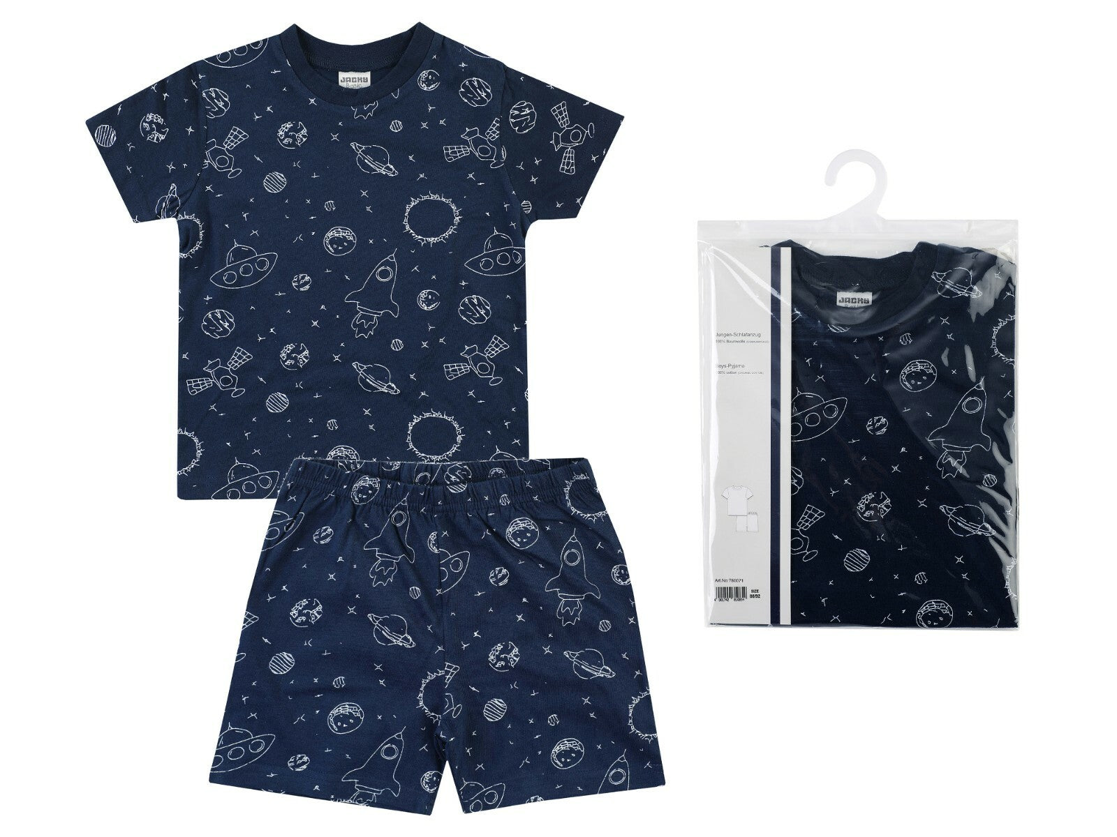 %%% Jacky Schlafanzug kurz Junge 2-tlg.   Gr. 86/92 - 98/104