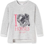 %% STOP %% REDUZIERT Schiesser Mädchen Sweatshirt  Pferd NEU Gr.92