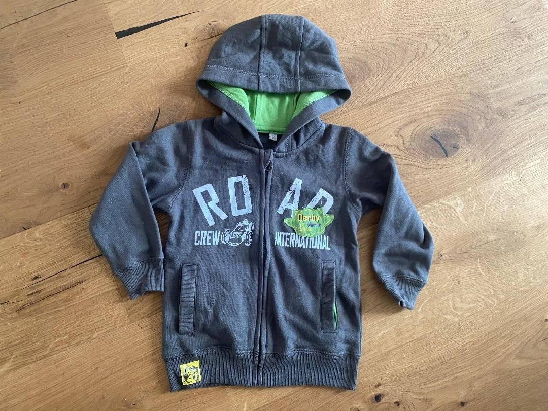 Mega Coole Sweaterjacke warm mit Fleece NEU   Gr 98