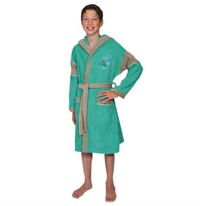 SONDERPREIS Wörner Südfrottier Junge Bademantel NEUWARE  Gr. 176