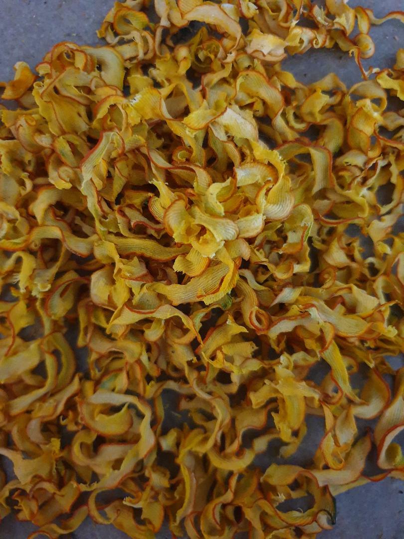 Hokkaido Kürbis Chips Garnelen ,Welse, Fisch Futter 50-100g BIO neue ernte 22