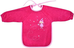 %% SONDERPREIS Wörner Südfrottier Baby Ärmellätzchen mit Nässeschutz PINK