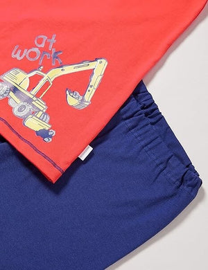 %% STOP %% REDUZIERT Schiesser Jungen Schlafanzug Kurz "BAGGER" Shorty NEU Gr.92