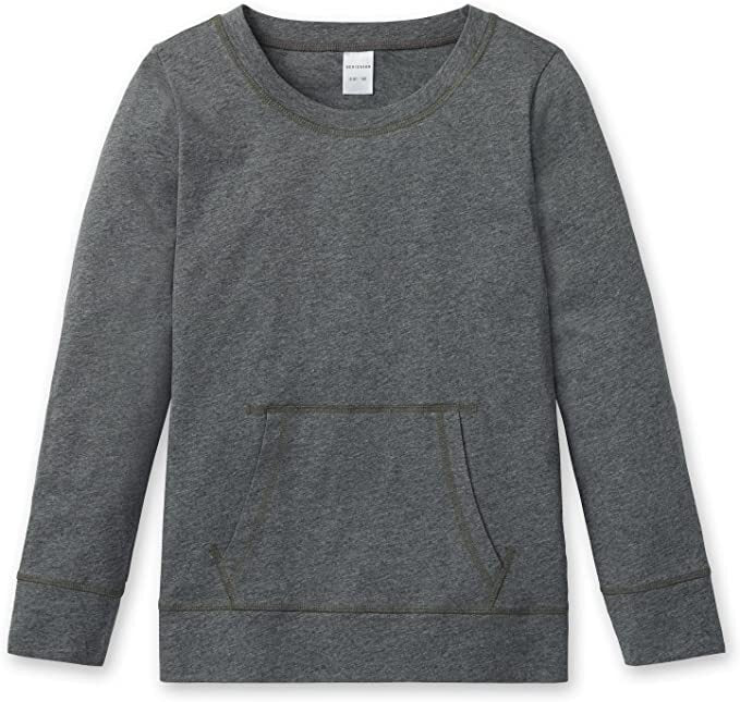 %% STOP %% REDUZIERT Schiesser Mädchen Langarmshirt  Grau NEU Gr.128