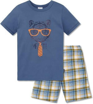 %% STOP %% REDUZIERT Schiesser Jungen Schlafanzug Kurz Shorty NEU Gr.104