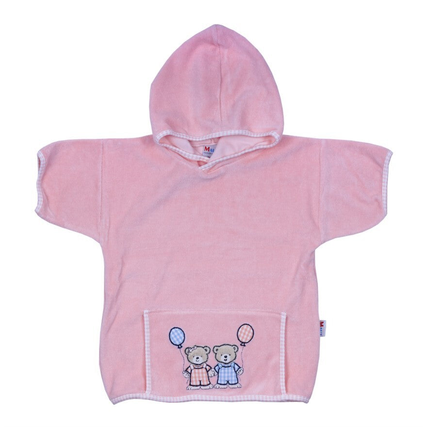 %% Wörner Südfrottier Jacke Mädchen Frottee Jacke UV Kapuze  Gr. 98/104 %%