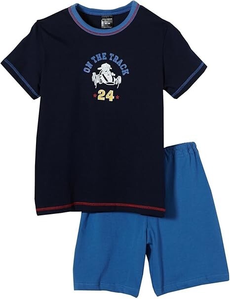 %% STOP %% REDUZIERT Schiesser Jungen Schlafanzug Kurz Shorty NEU Gr.92