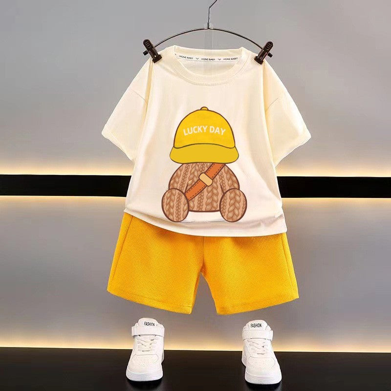 Cooler  Jungen 2 Teiler  in Waffeloptik  von 1 Jahr bis 10 Jahre