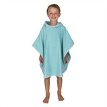 Wörner Südfrottier Uni kristalblau Bade-Poncho 120/75 cm