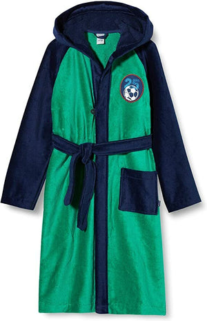 Schiesser Jungen Bademantel "Fußball" Gr. 92-140