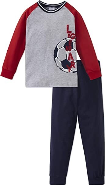 Schiesser langer Jungen  Fußball Schlafanzug  NEU Gr.98