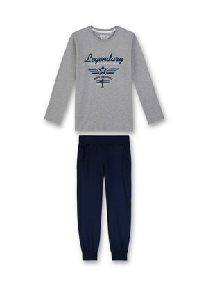 Sanetta Jungen langer Schlafanzug  NEUWARE  Gr. 140