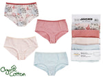 Jacky Baby Mädchen Pantys 4 Pack BIOBAUMWOLLE Gr. 134/140