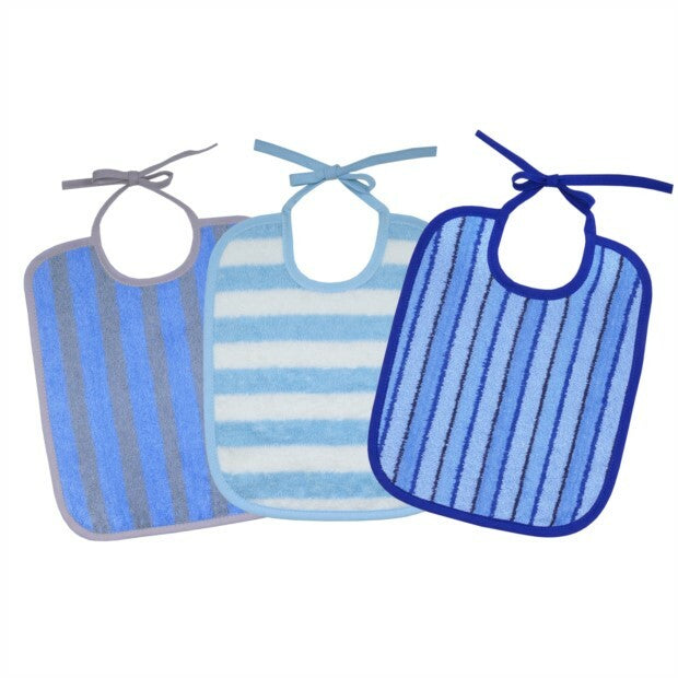 Wörner Südfrottier 3er Pack Bindelatz für Jungen / Mädchen mit Schnellverschluss