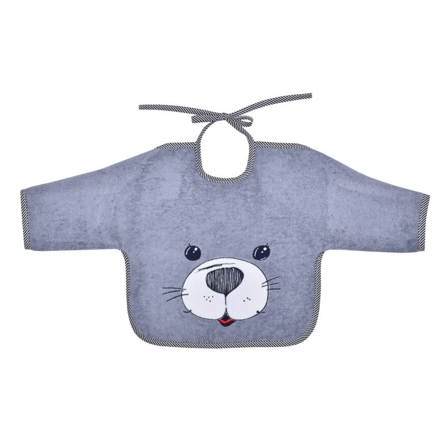 NEU Südfrottier Serie "Seehund grau" Badetücher, Badeponcho, Lätzchen etc