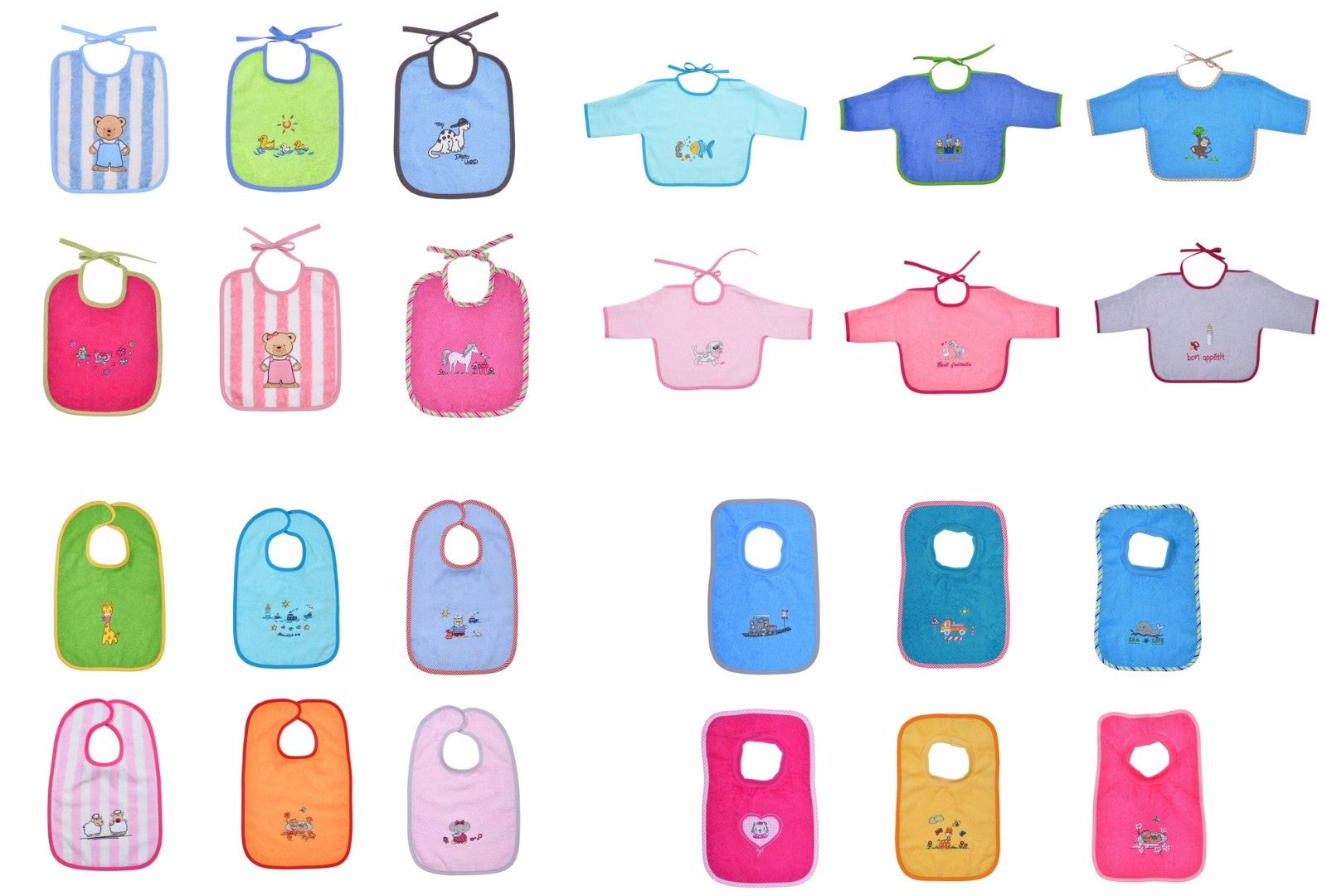 %% Wörner Südfrottier Lätzchen  - verschiedene Modelle  und Varianten %%%