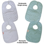 % TOP% Wörner Südfrottier Sterne blau Druckknopflatz WENDELATZ 26x40 cm 2er Set