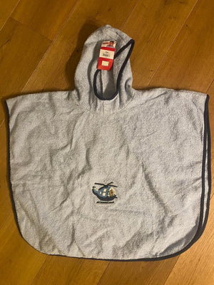 Wörner Südfrottier Hubschrauber Bade-Poncho 120/75 cm