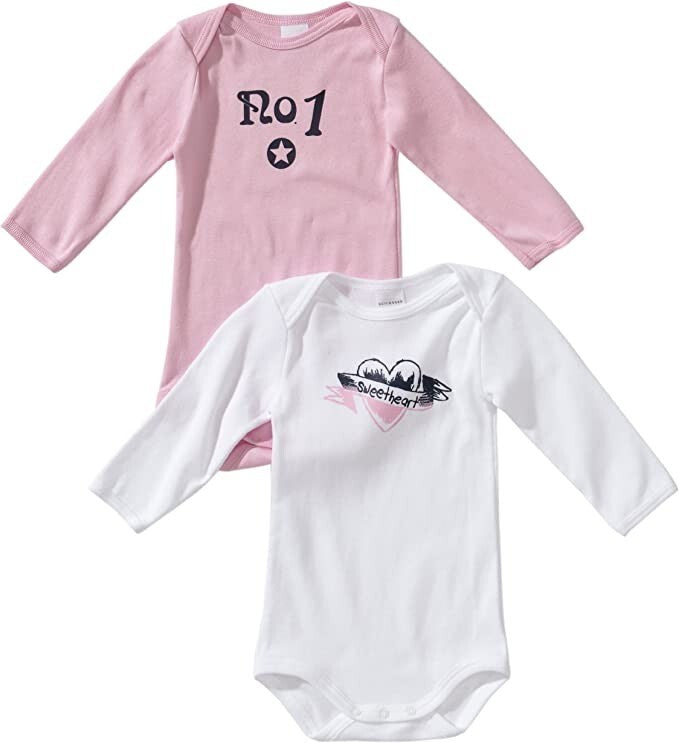 %% Schiesser DOPPELPACK LANGARMBODYS  MÄDCHEN NEU GR.68 %%