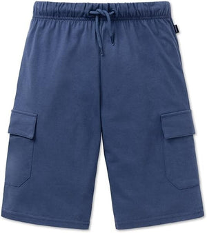 Schiesser Jerseybermuda mit seitlichen Cargo-Taschen Indigo - Mix & Relax (140)