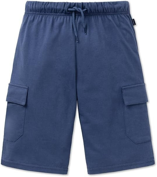 Schiesser Jerseybermuda mit seitlichen Cargo-Taschen Indigo - Mix & Relax (140)