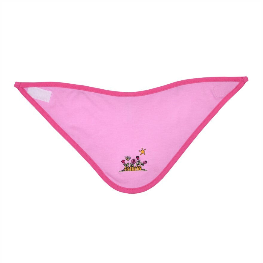 %% SONDERPREIS Wörner Südfrottier Baby Halstuch "Blumen Rosa"  Neu und OVP  %%