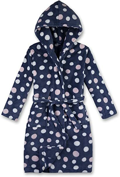 Sanetta Mädchen Bademantel  Herbst Winter  Punkte Gr. 98