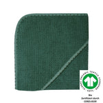  Wörner Südfrottier Kapuzenbadetuch BIO  "At Home pinie" Gr. 80x80