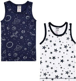 Jacky Baby Jungen Unterhemden 2  Pack BIOBAUMWOLLE Gr. 86/92