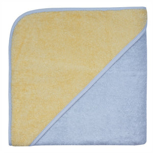 %%TOP%% Wörner Südfrottier Riesen Kapuzenbadetuch Gr.140x140 Gelb/chrom