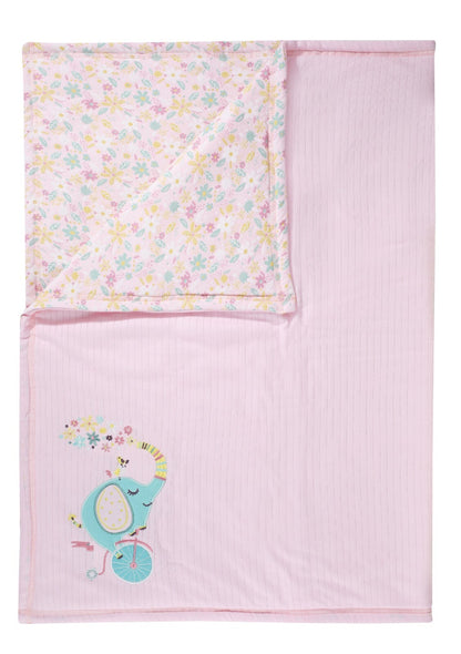 Jacky Baby DECKE 100 CM X 70 CM 60G WATTIERUNG BLOSSOM FAIRY (ORGANIC COTTON)