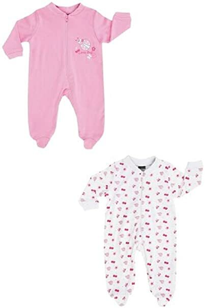 Jacky Baby 2er-Pack Schlafanzug Mädchen1-tlg langarm Käfer 50/56