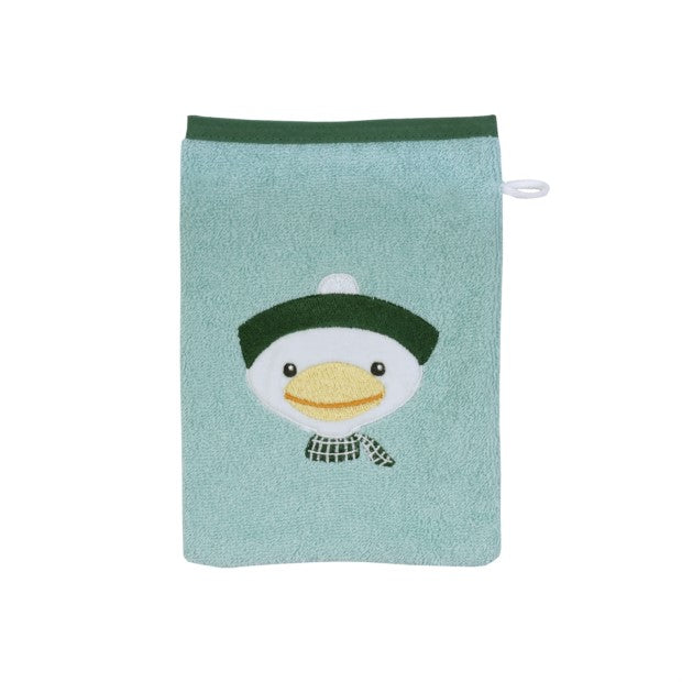 Ente-Junge mint Waschhandschuh Größe 15x21 cm