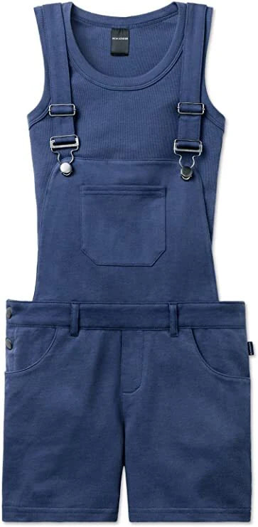 Schiesser Mädchen Set aus Latzhose und Top Gr. 152