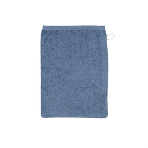 Uni dunkelblau Waschhandschuh Größe 15x21 cm