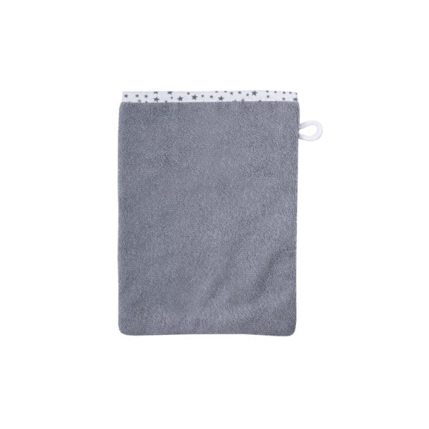 Wörner Südfrottier Uni dunkelgrau Waschhandschuh Größe 15x21 cm